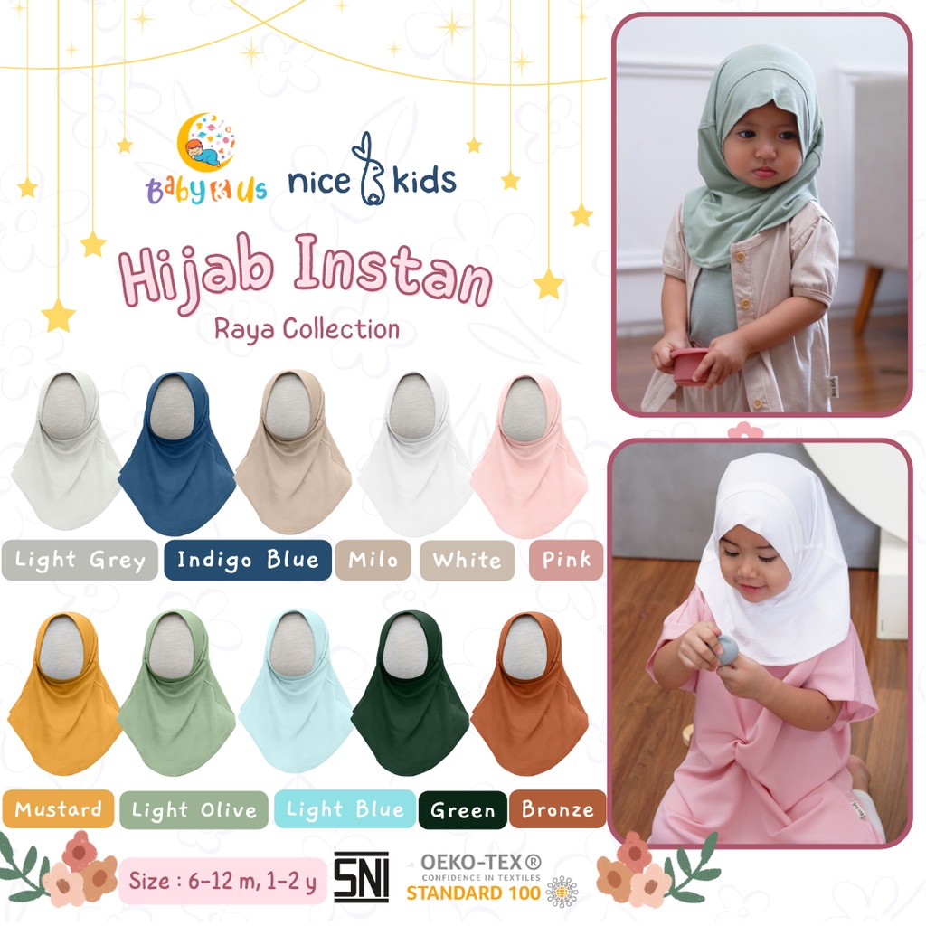 Nice Kids - Hijab Instan (6 Bulan - 2 Tahun)
