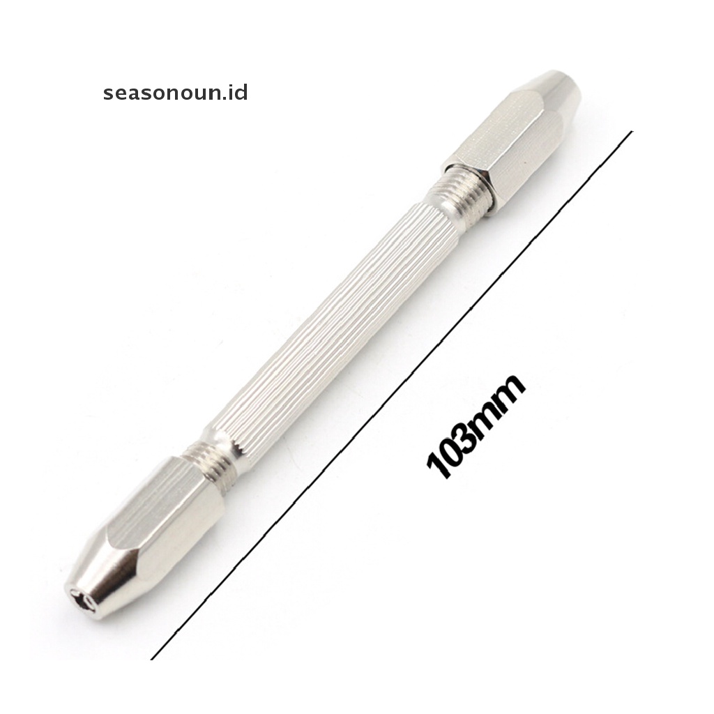 Seasonoun Swivel Pin Vice Untuk Mata Bor Tangan Chuck Jewelry Watch Repair Tools 0.-0.3mm.
