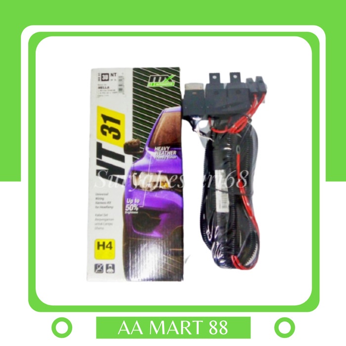 Kabel Relay Lampu Hella / Cable Relay set Hella 3 Relay 2 Lampu