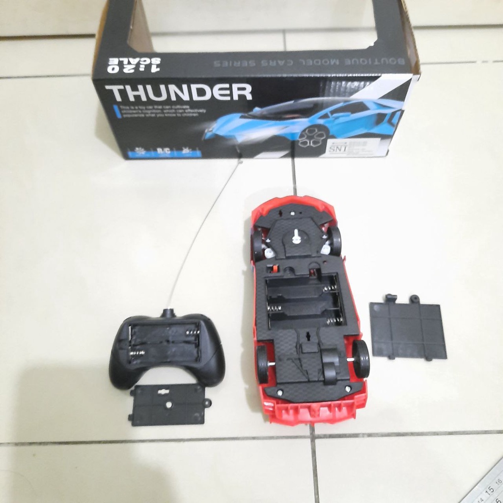 Mobil Remote Control Sport Car Racing balap Sedan Vehicle Thunder Police car Terbaru  | Mainan Anak Laki Laki