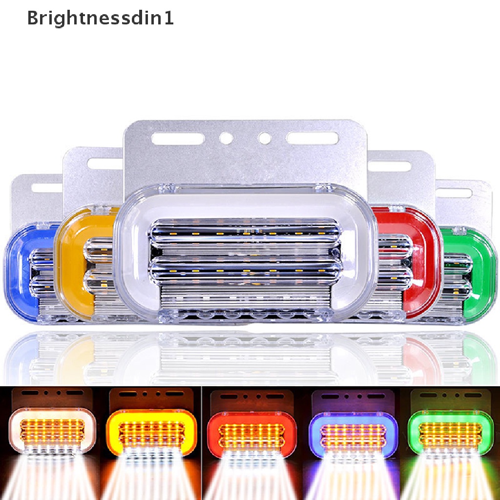 [Brightnessdin1] Lampu Samping Truk 24v Waterproof Super Terang Led Light Guide Water Side Light Butik