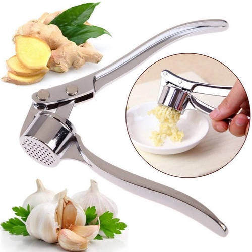 Garlic Press Stainless Steel / Alat Penghancur Penghalus Bawang Putih Garlic Press Stainless Steel