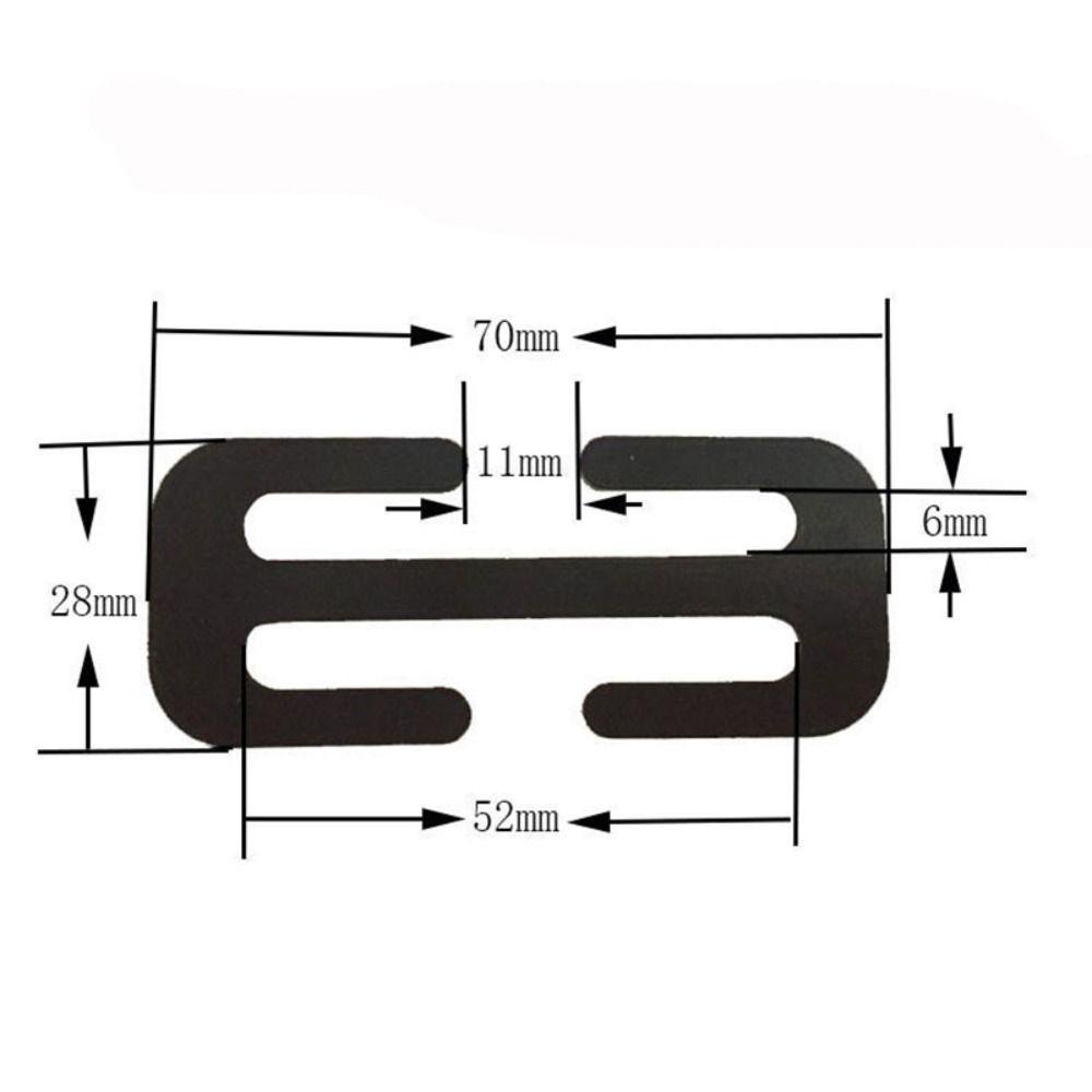 POPULAR Stopper Sabuk Pengaman Mobil Metal Klip Pengunci Otomotif Aksesoris Mobil Belt Strap Clamp