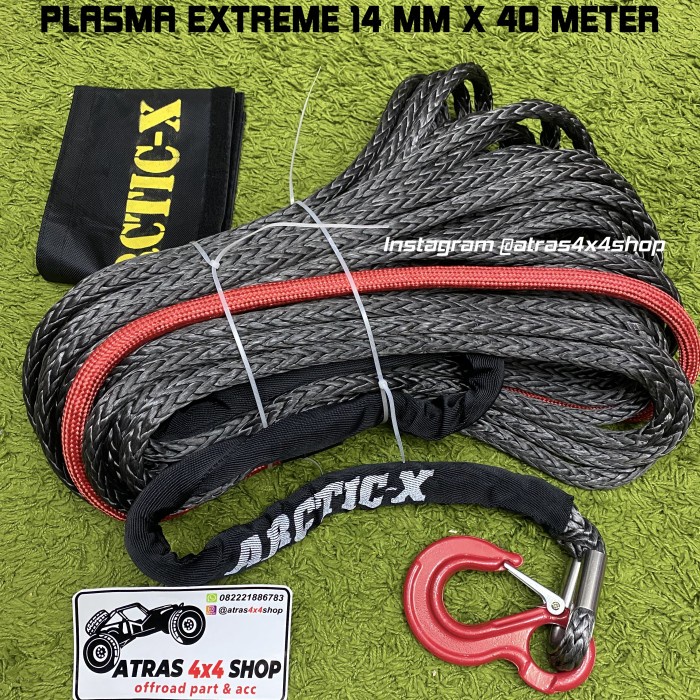 Plasma tali rope 14mm x 40 m 14 mm x 40 winch pto hardtop jimny taft