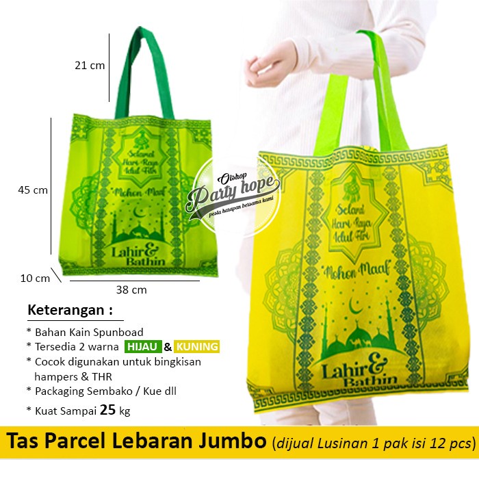 

isi 12 goodie bag idul fitri JUMBO Grosir / tas souvenir lebaran tas hampers