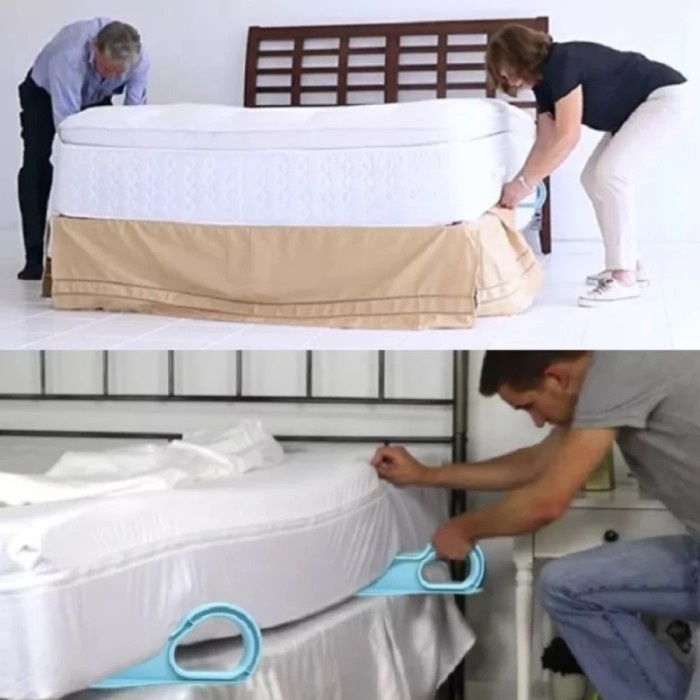 Alat Bantu Angkat Pengangkat Pasang Sprei Kasur Matras Mattress lifter