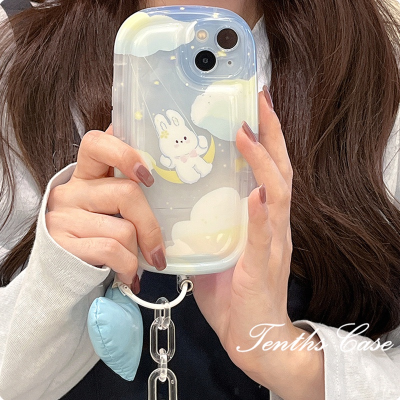 Redmi 12 A+12C 10C 10A 10 9T 9C 9A Note12 11Pro+11 11s 10s 10 9 9s 8 Pro Mi11LitePoco X3 Pro NFCMoon Bunny Soap Phone Case Soft Cover