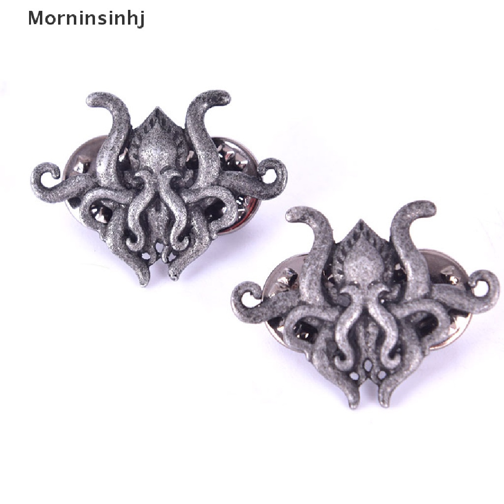 Mornin Cthulhu Badge Bros Kerah Pin Untuk Baju Ransel Topi Perhiasan Dekorasi id