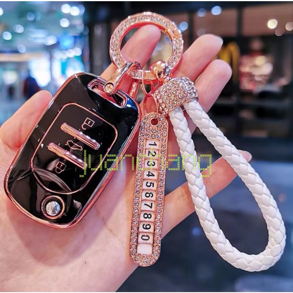 Tpu Case Kunci Mobil Cover Shell holder Untuk Wuling miniEv mini ev Almaz Cortez Confero Aksesoris Car-Styling keychain
