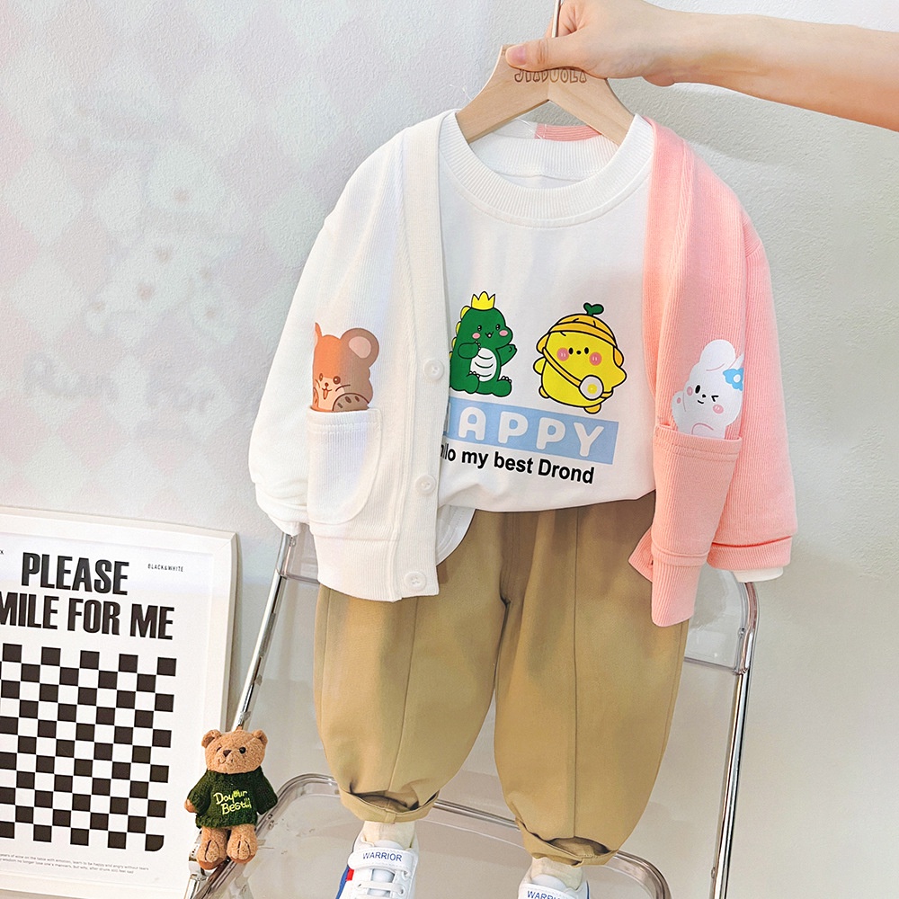 Setelan Anak Import Baju Anak Couple Set 3in1 MERC4RY