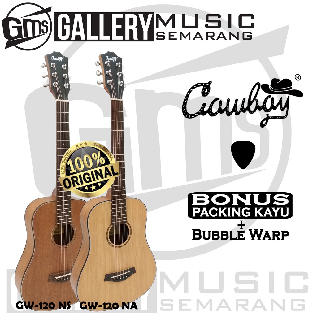 Gitar Cowboy Original ¾ GW-120 NA GW 120NS Gitar Akustik 3/4 Import Merk Cowboy Original
