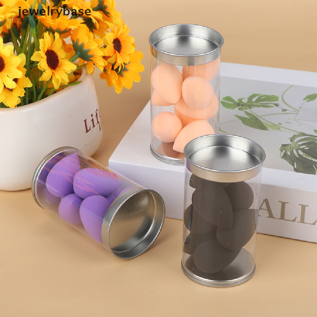 [jewelrybase] 8pcs/box Spons Makeup Set Foundation Cream Concealer Make Up Blender Alat Butik
