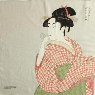 

⭐BISA COD⭐ Yawaragi Furoshiki A Woman Playing A Poppin Light Gray 80114-048