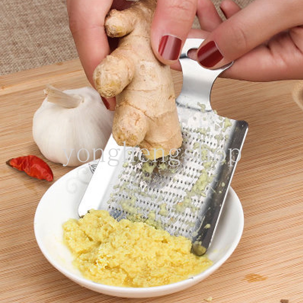 Kreatif Stainless Steel Jahe Penggiling Manual Wasabi Alat Penggiling Parutan Bawang Putih Penghancur Tumbuk Kentang Graters Presser Aksesoris Dapur