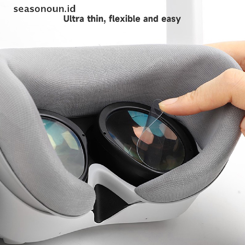 Seasonoun for Pico 4lensa Film Pelindung VR Glasses Head Film Headwear HD Anti Gores Soft Panel Film Untuk Aksesoris Pico 4.