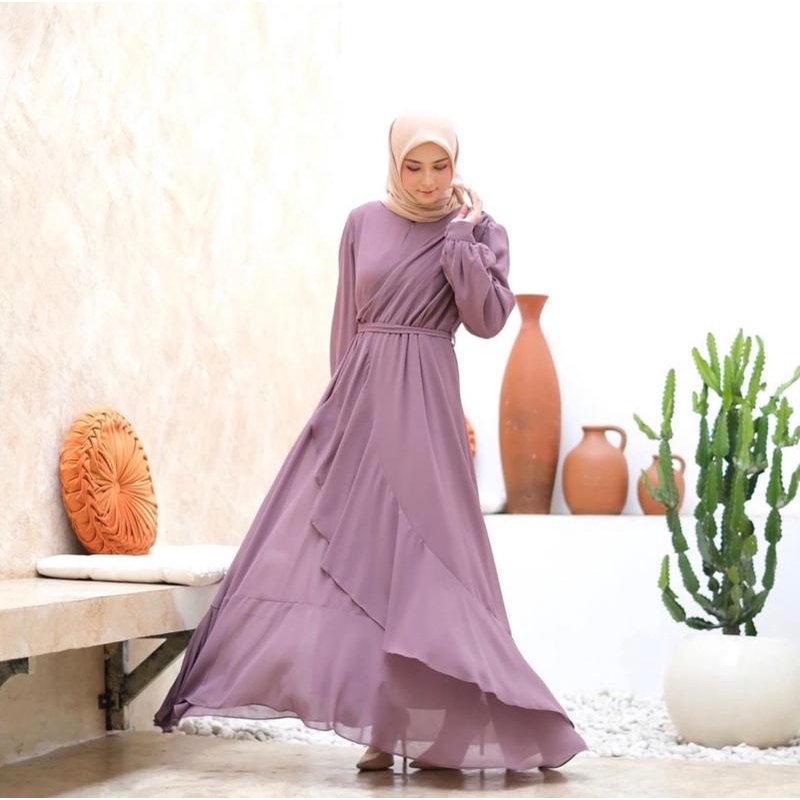 ilook | Raya Dress Maxi | Gamis Wanita Kekinian