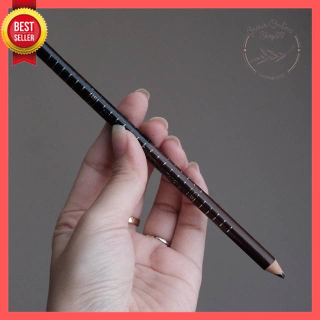 GOS -D413- Pensil Alis 2in1 - 2 in 1 Eyebrow Beauty Brown Black - Pensil Alis