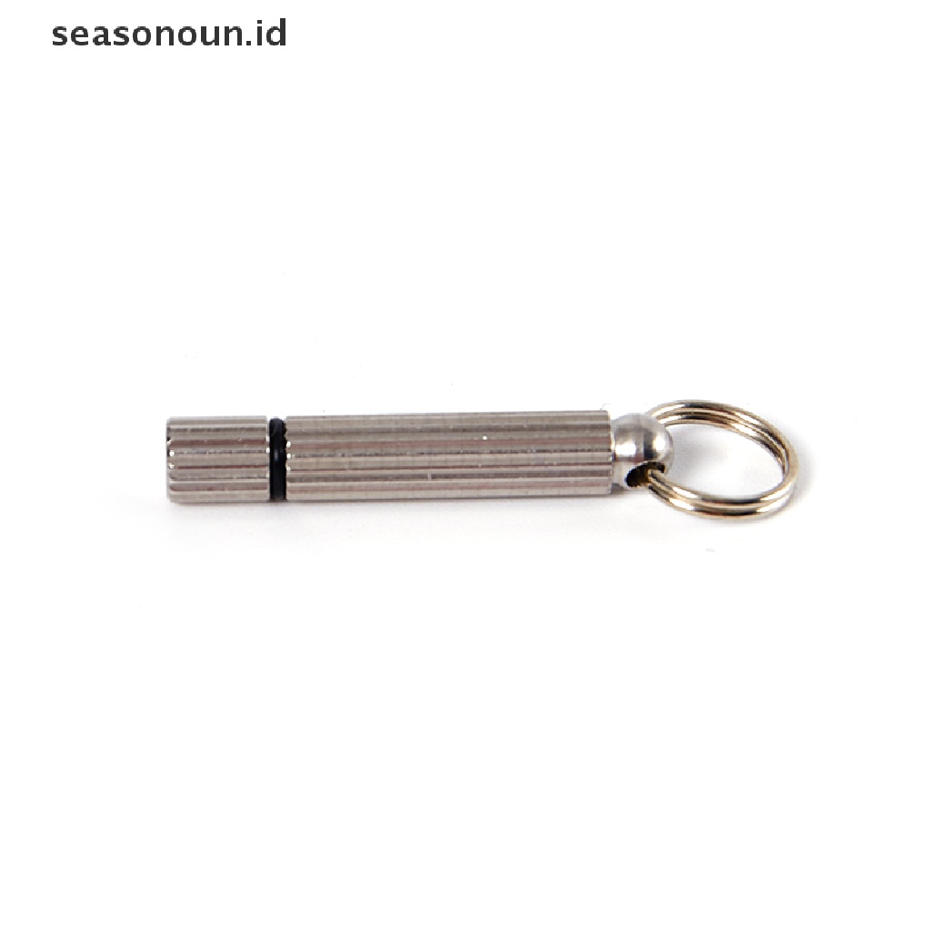 Seasonoun Portable Stainless Sim Card Tray Pin Eject Alat Pelepas Pembuka Pin Kartu.