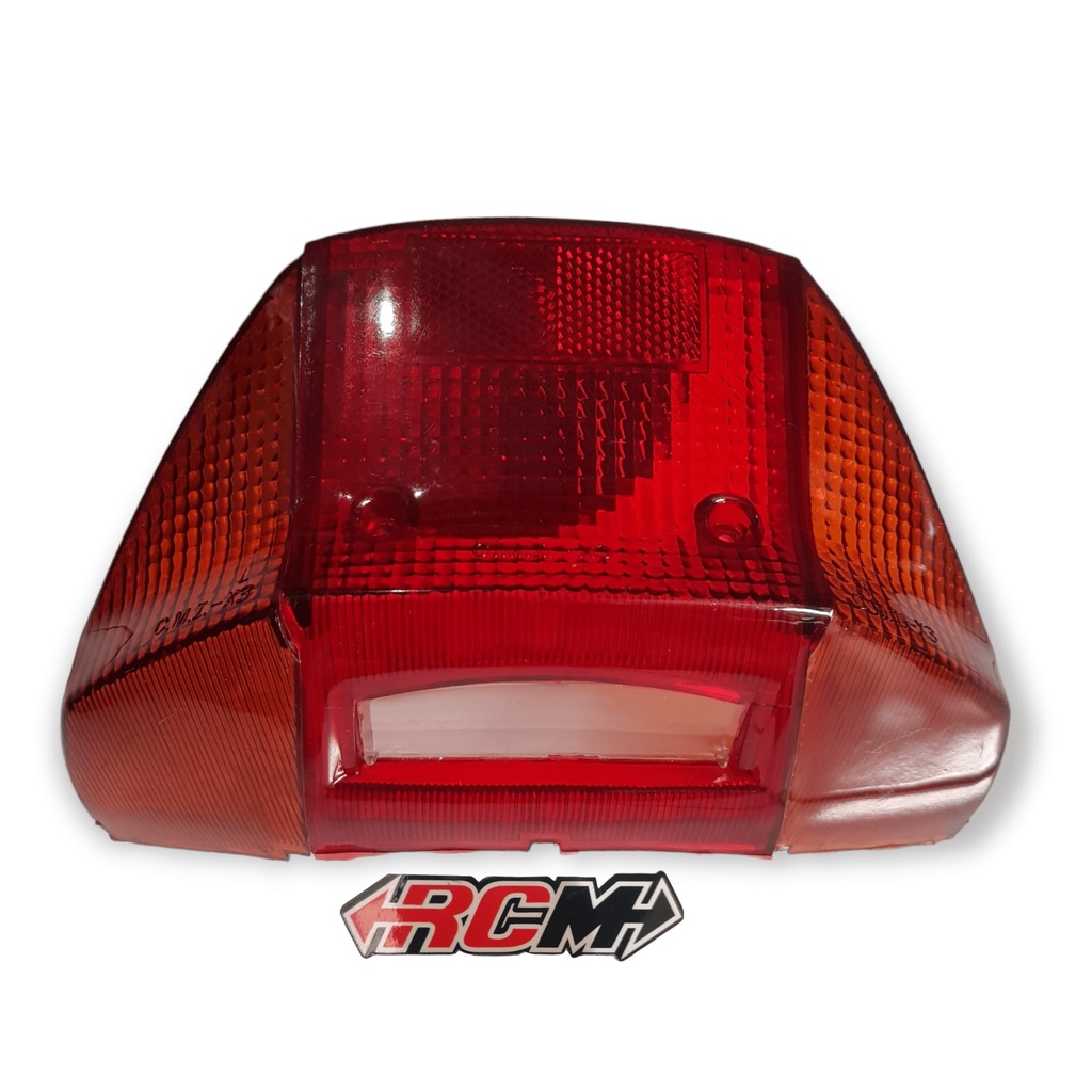 MIKA KACA LENSA STOP LAMP N SEN SEIN RITING RETING BELAKANG HONDA ASTREA PRIMA STAR MERAH RED KUNING YELLOW BEST QUALITY BAHAN TEBAL JAMINAN KUALITAS