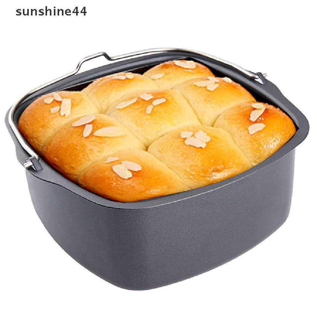 Sunshine Non Stick Cetakan Kue Air Fryer Roasg Pizza Kue Keranjang Dapur Bakeware Alat ID