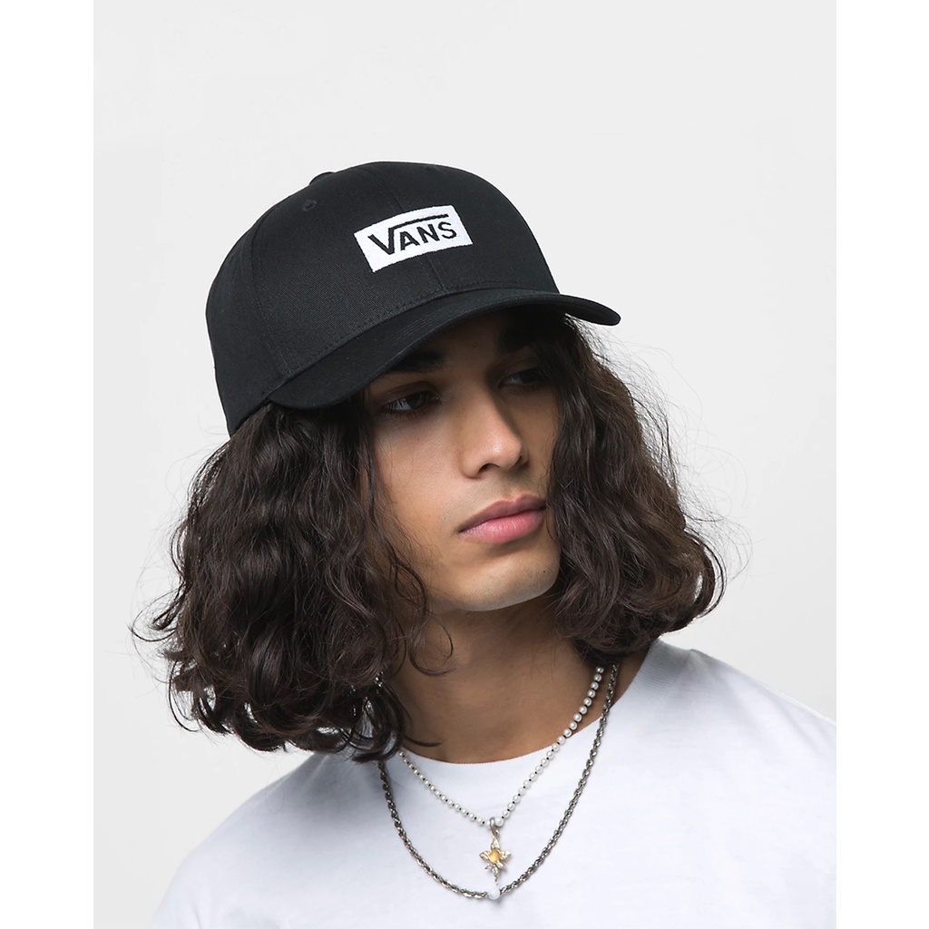 TOPI VANS OFF THE WALL | BOXED STRUCTURED JOCKEY BLACK