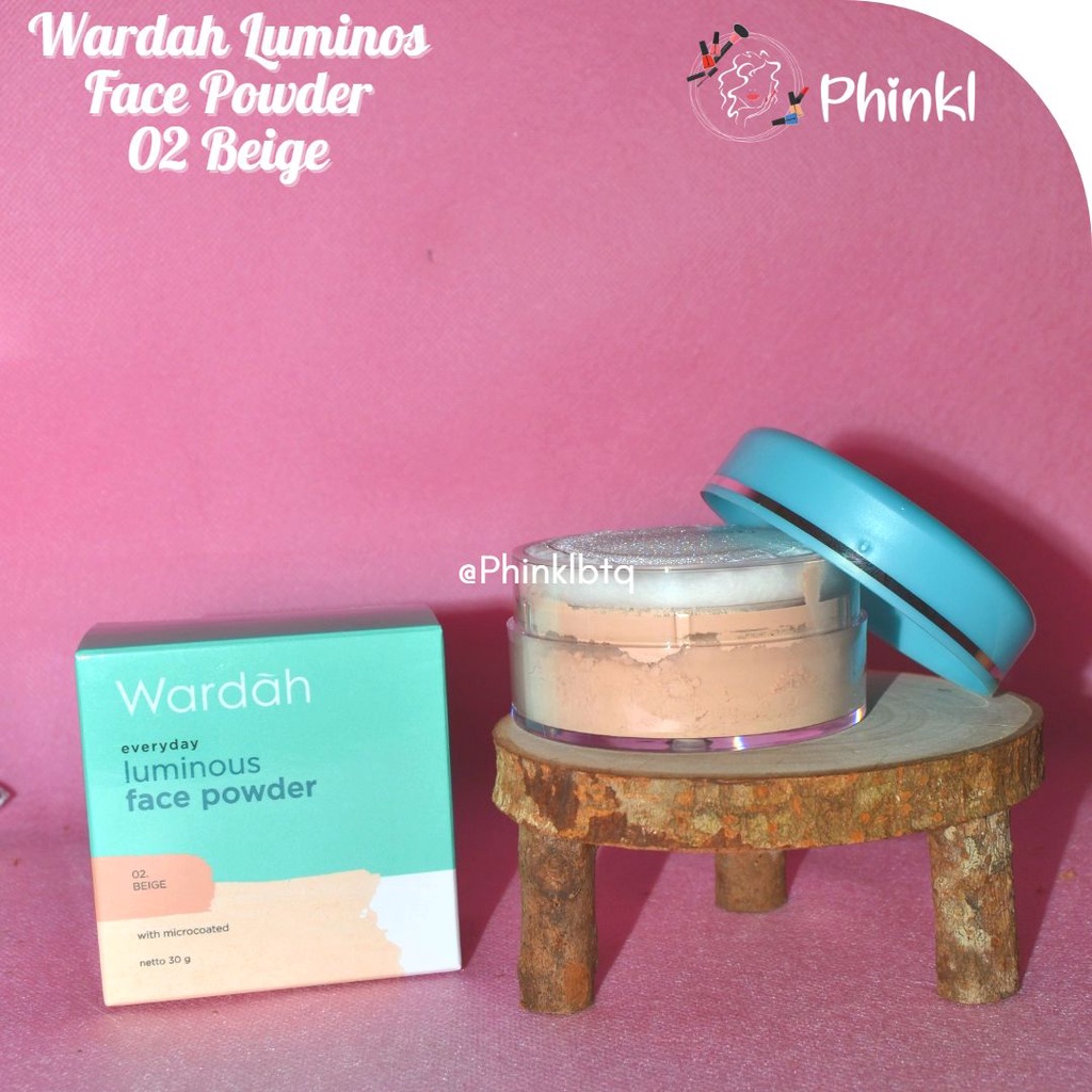 `ღ´ PHINKL `ღ´ ᘺᗩᖇᕲᗩᕼ Wardah Everyday Luminous face powder bedak tabur kult berminyak