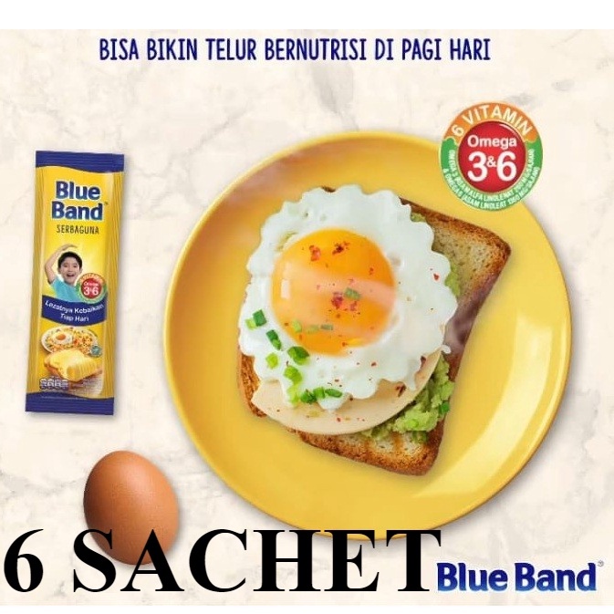 

Blue Band Serbaguna Margarine 6 Sachet @20gr ORIGINAL