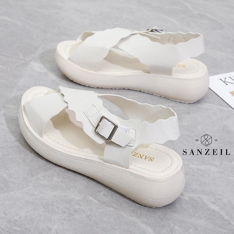 COD BAYAR DITEMPAT &gt; &gt; &gt; 0118 Sandal Wedges Tali Wanita