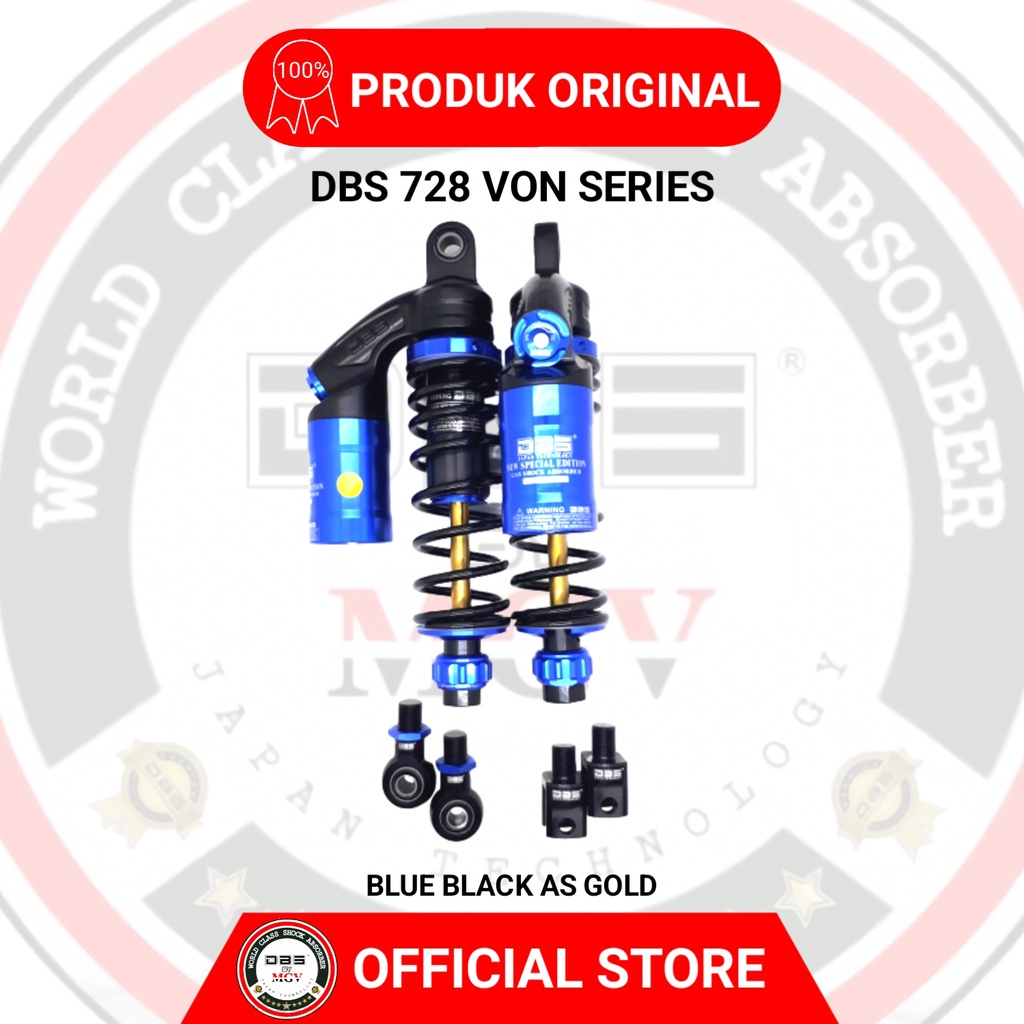 [ BISA COD ] Shock Tabung DBS 728 VON SERIES YAMAHA AEROX 155 NEW NMAX 155 2020 UP