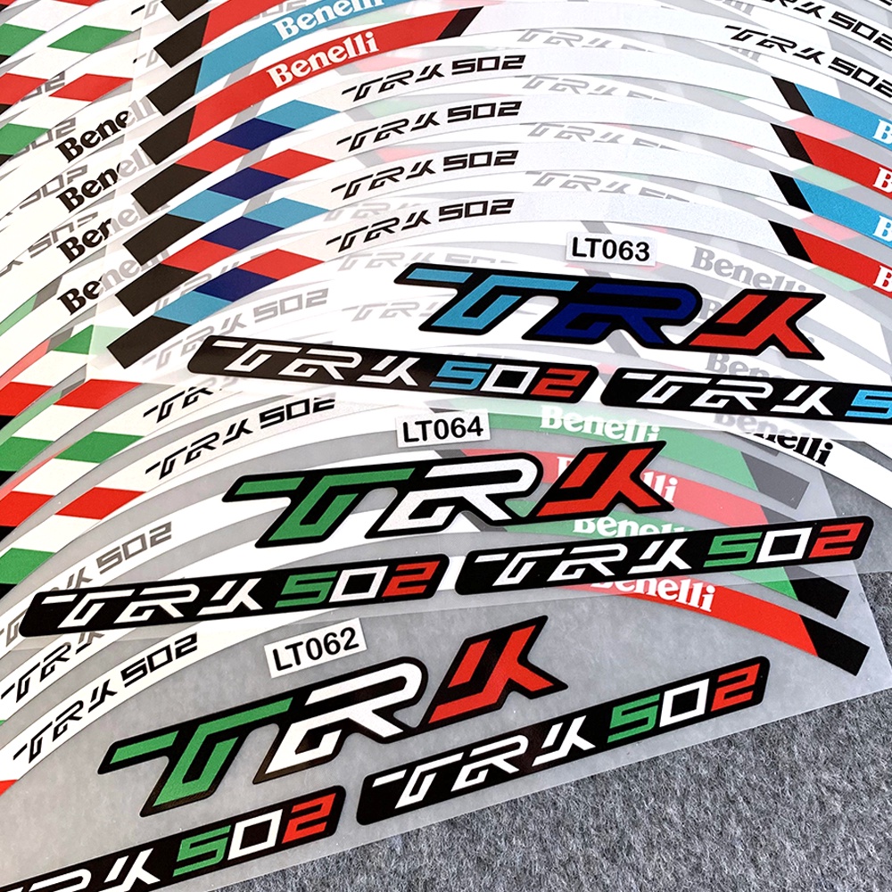 Benelli Jinpeng TRK502 Roda Hub Stiker Mobil Reflektif Stiker Lokomotif Roda Dalam Ring Stiker Tahan Air Tabir Surya Decal