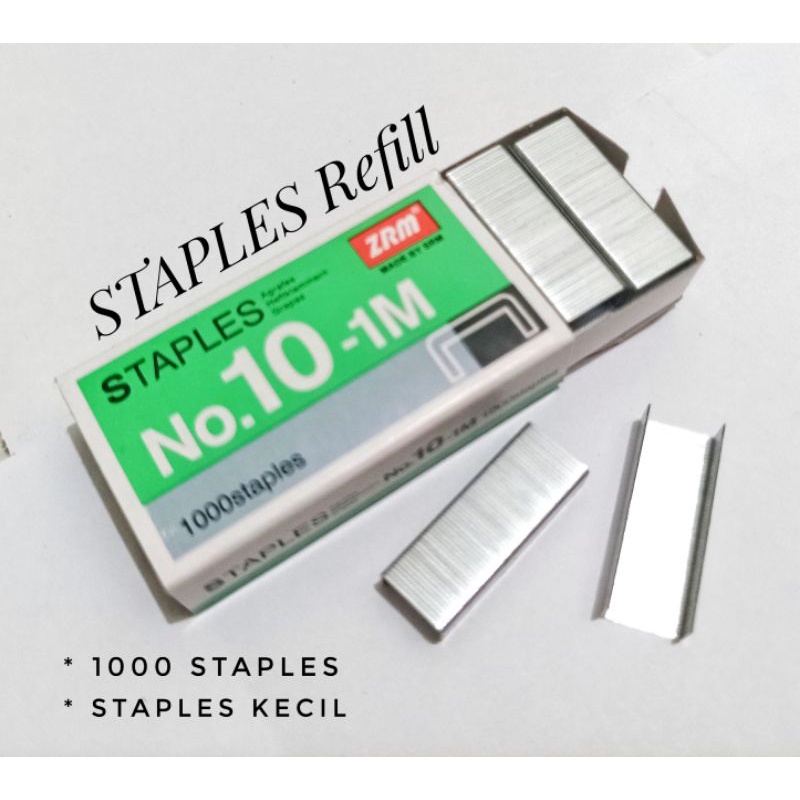 

Isi Staples Kecil. no.10 ZRM (Eceran)