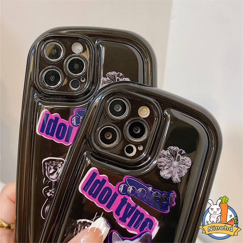 Redmi 12C A1 A1+ 10C 10A 10 9A 9C 9T Redmi Note 11 11s 10 10s 9 9s Pro Xiaomi 11 Lite Poco X3 Pro NFC Canggih Gelap Mawar Kucing Bantal Udara Casing Ponsel Perlindungan Kamera Shockproof Silicone Soft Case