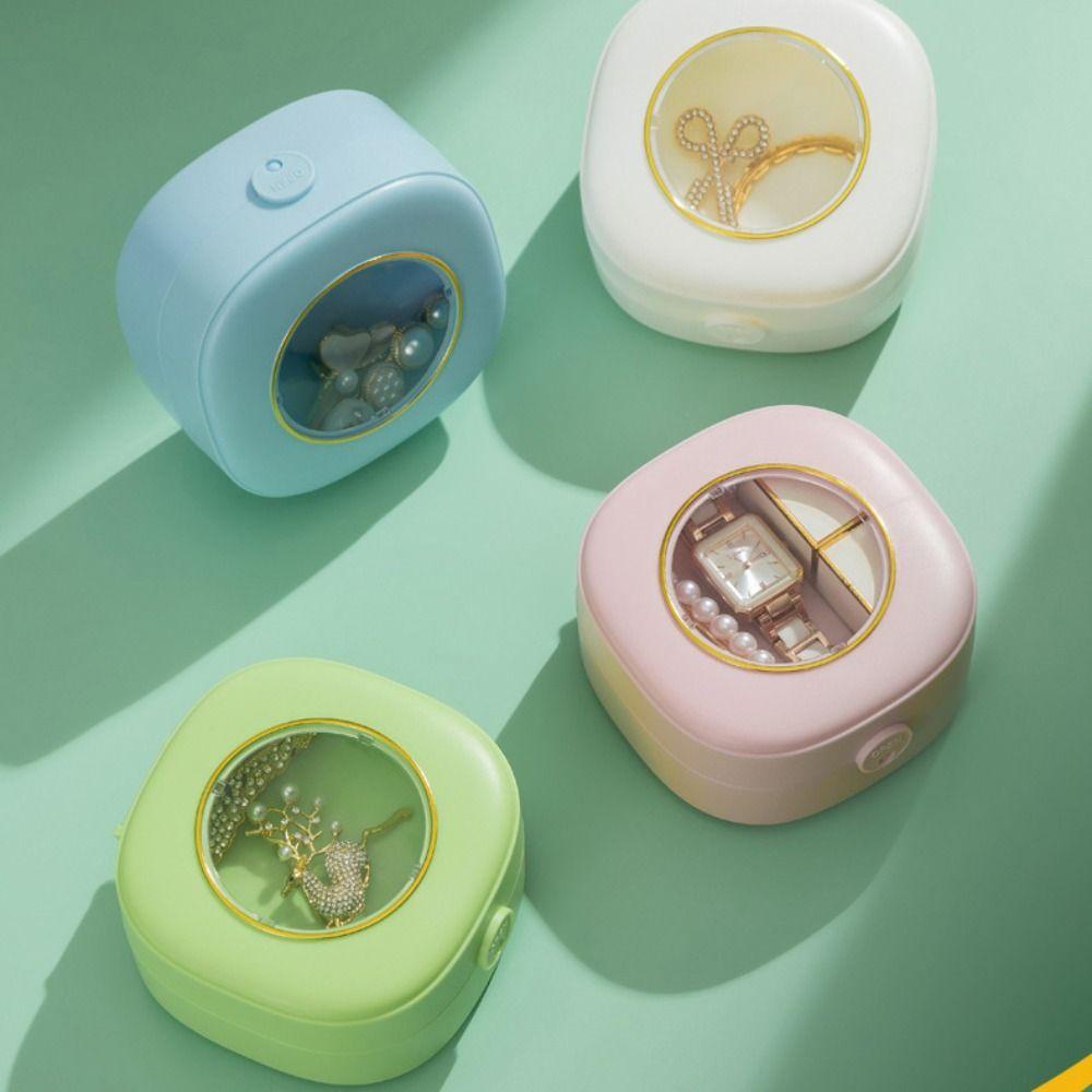 Mxbeauty Kemasan Perhiasan Portable Fashion Travel Rings Case Plastik Untuk Kotak Kalung Cincin
