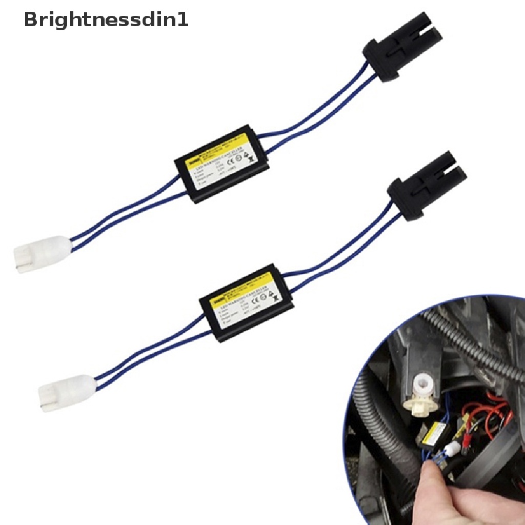 [Brightnessdin1] 12v Warning Canceller Decoder LED 501t10 W5W OCB Error Load Resistor SMD Butik