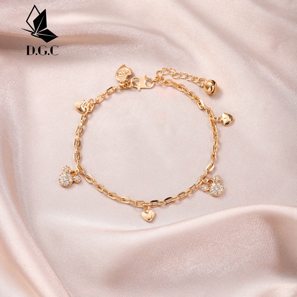 ✅COD✨Gelang Tangan Wanita Titanium Anti Karat Gelang Sederhana Hadiah Romantis Untuk Istri Perhiasan Fashion Murah D222