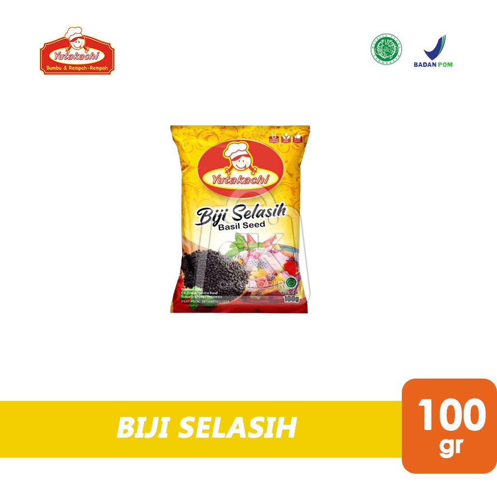 

Biji Selasih Yutakachi / Basil Seeds (Pouch Kecil 100gr)