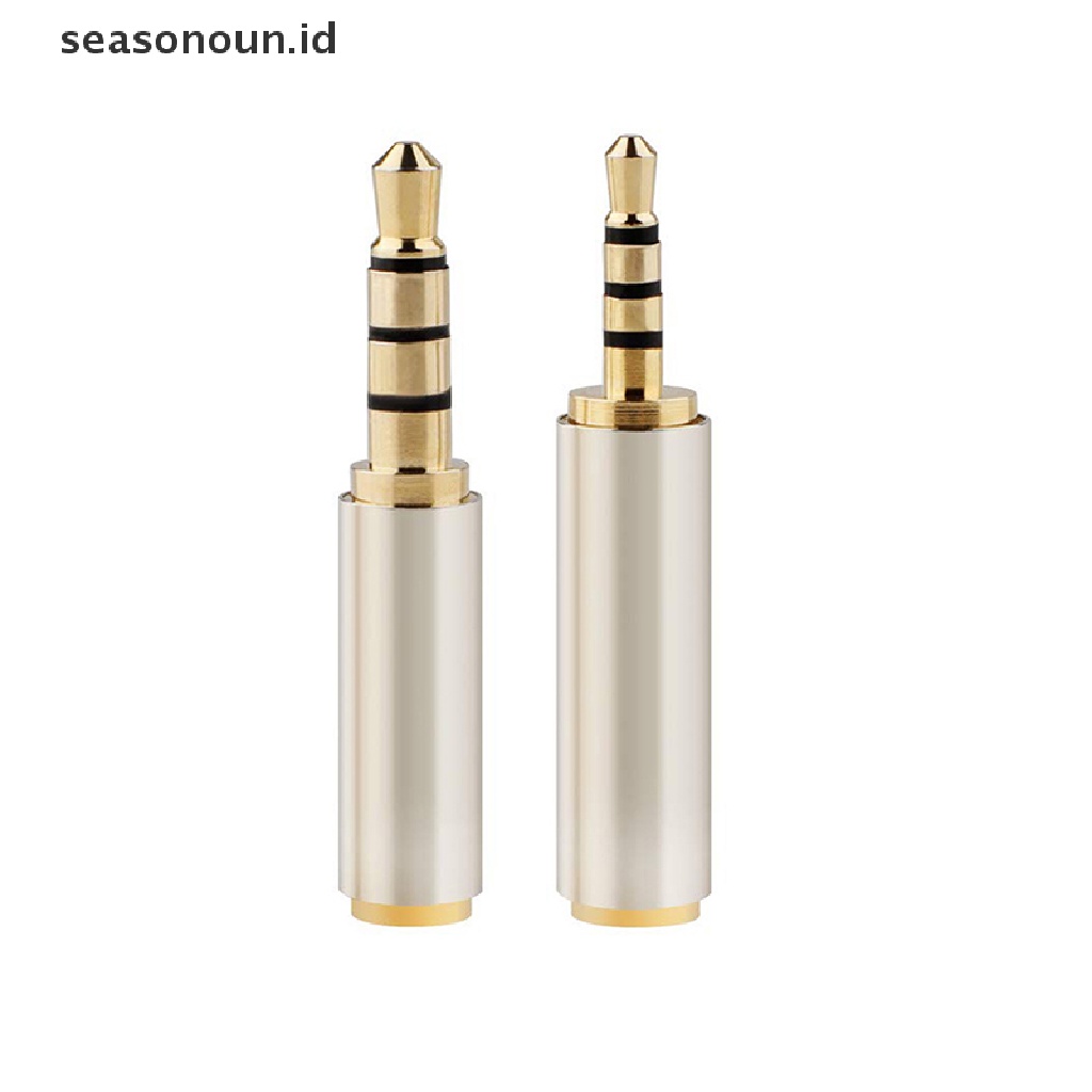 Seasonoun 2pcs/Pack 3.5mm Male to 2.5mm Female 2.5mm Male to 3.5mm Female Stereo Audio Adapter Headphone Jack.