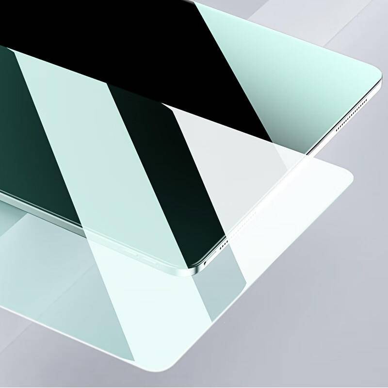 2pcs Untuk iPad Pro 11 12.9 2015 2017 2018 2020 2021 2022 10 9 8 7 6 5 10.9 10.2 9.7 Green Light Tempered Glass Film Pelindung Layar Untuk iPad Air Mini6 4 3 2 10.5 10.9 7.9 8.3