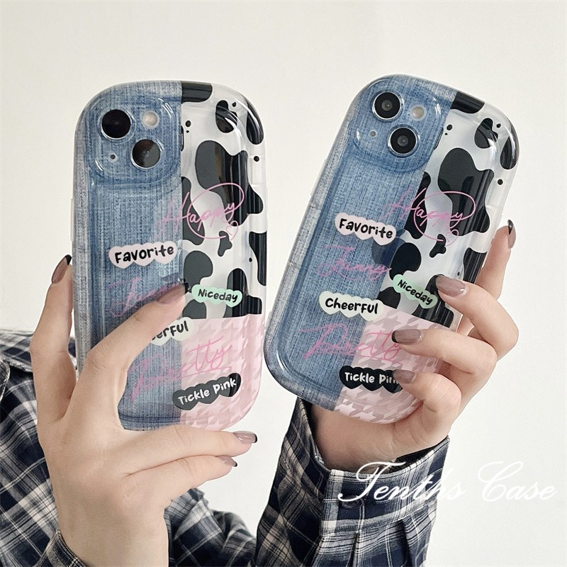 Casing Realme C53 C55 10 C35 C33 C31 C30 C25Y C21Y C25 C25s C20 C17 C15 C12 C11 7 9i 5 5s 5i 6i Narzo 50A Prime 50iMilk Jahitan Denim Casing Handphone Soft Cover