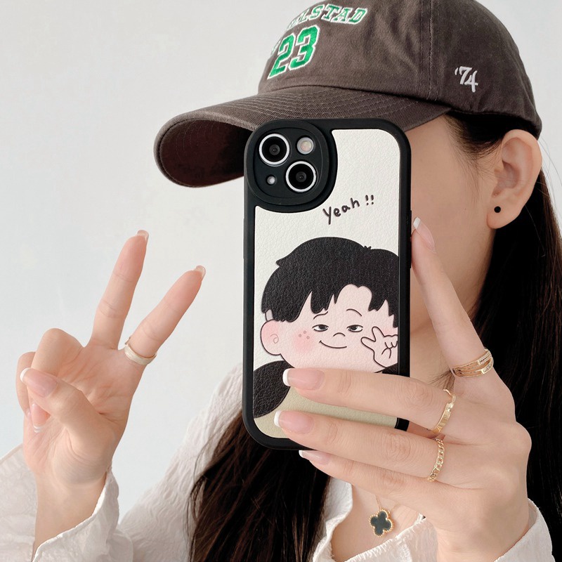 Couple Soft Case OPPO A9 A5 A31 A53 A33 2020 A7 A5S A12 A11K F9 F11 A15S A35 A52 A92 A54 A36 A96 A83 A57 A3S A16 A1 Pro Reno 3 5 6 7Z 9 Hitam Cowok Cewek