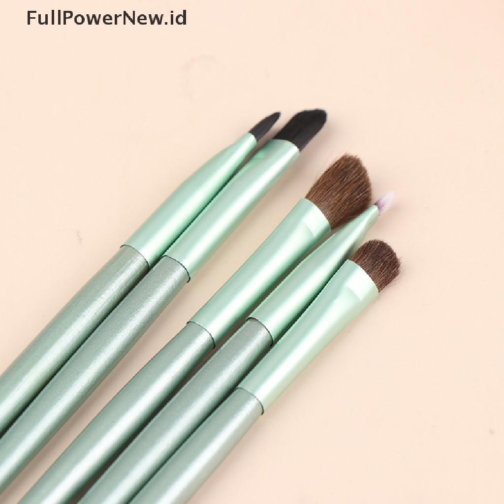 Power 5Pcs Makeup Brush Kit Set Bedak Foundation EyeshadowEyeliner Lip Brush Portable ID