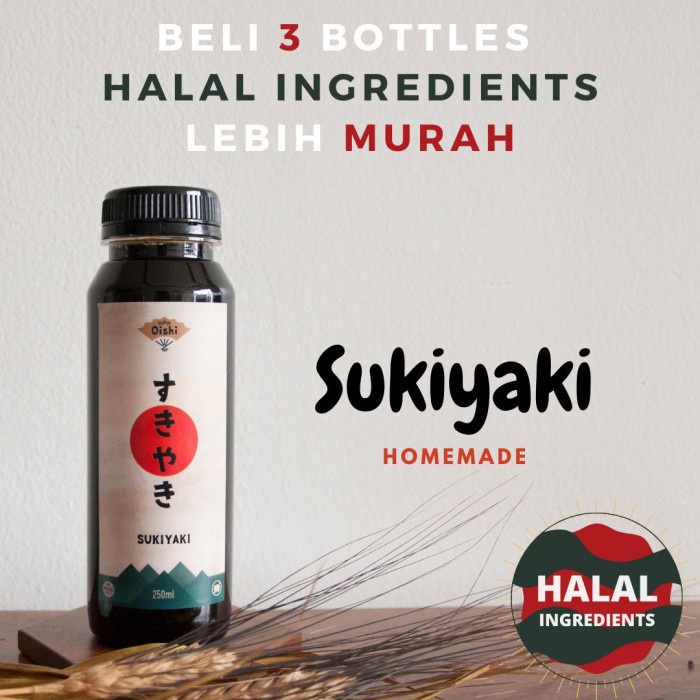 

Best Seller [COD] Saus HALAL Home Made Beli 3 lebih murah - Sukiyaki