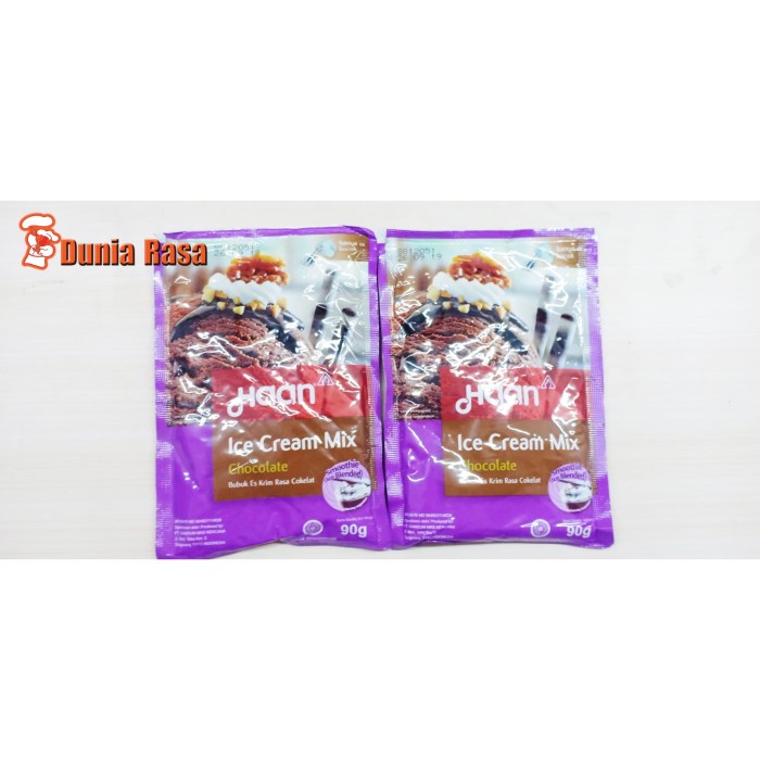 

HAAN Ice Cream Mix Chocolate 85gr - Tepung Bubuk Ice Cream/Es Krim