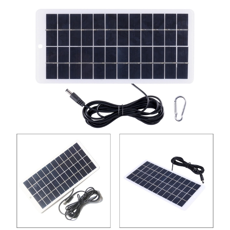 Zzz USB Solar Panel 10W 12V Polysilicon Pengisi Daya Panel Surya Untuk Pompa Lampu Outdoor