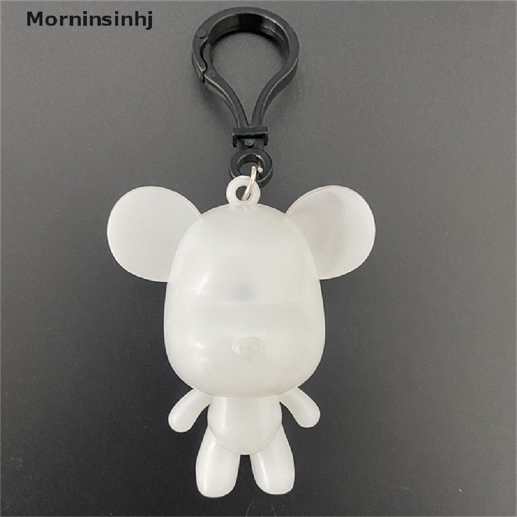 Mornin Cairan Beruang set Handmade Diy Graffiti Bearbrick Patung Manual Mainan Orang Tua-Anak Cairan Paing Keras Beruang Patung Dekorasi Rumah id