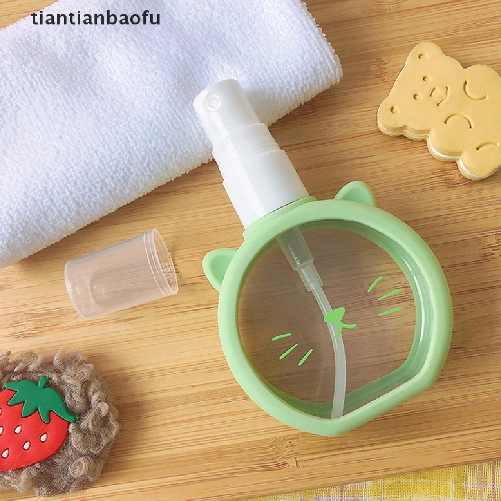 [tiantianbaofu] Botol Kucing Kartun 55ml Per-Fum Sub-packing Bottle Disinfectant Butik