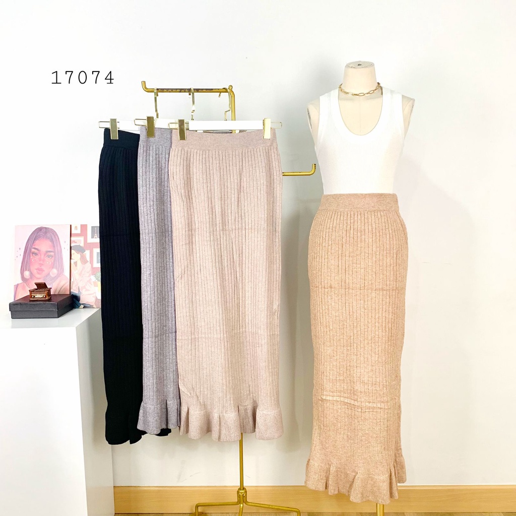 Rok Rajut Import Premium I Rok Rajut Import I Bawahan Rok Wanita