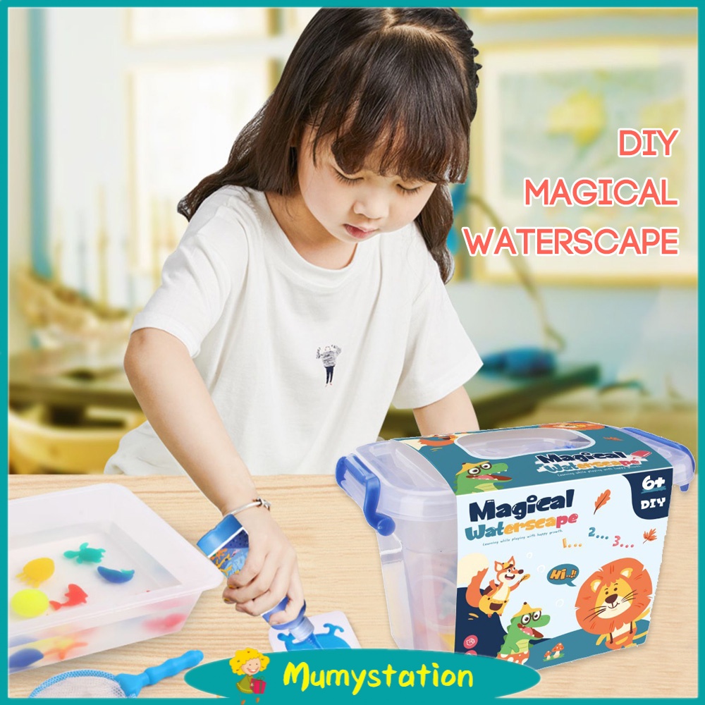 Mumystation Diy Magical Waterscape Mainan Prakarya Anak Mainan Jelly Air Magic