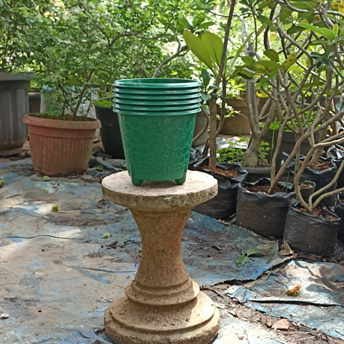 pot coral 03 hijau diameter 20cm