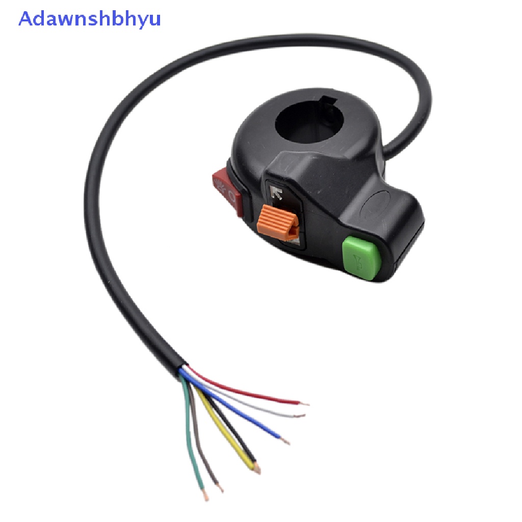 Adhyu Universal 7per8 ''Motor ATV Klakson Sepeda Tombol Start On Off Kill Switch ID